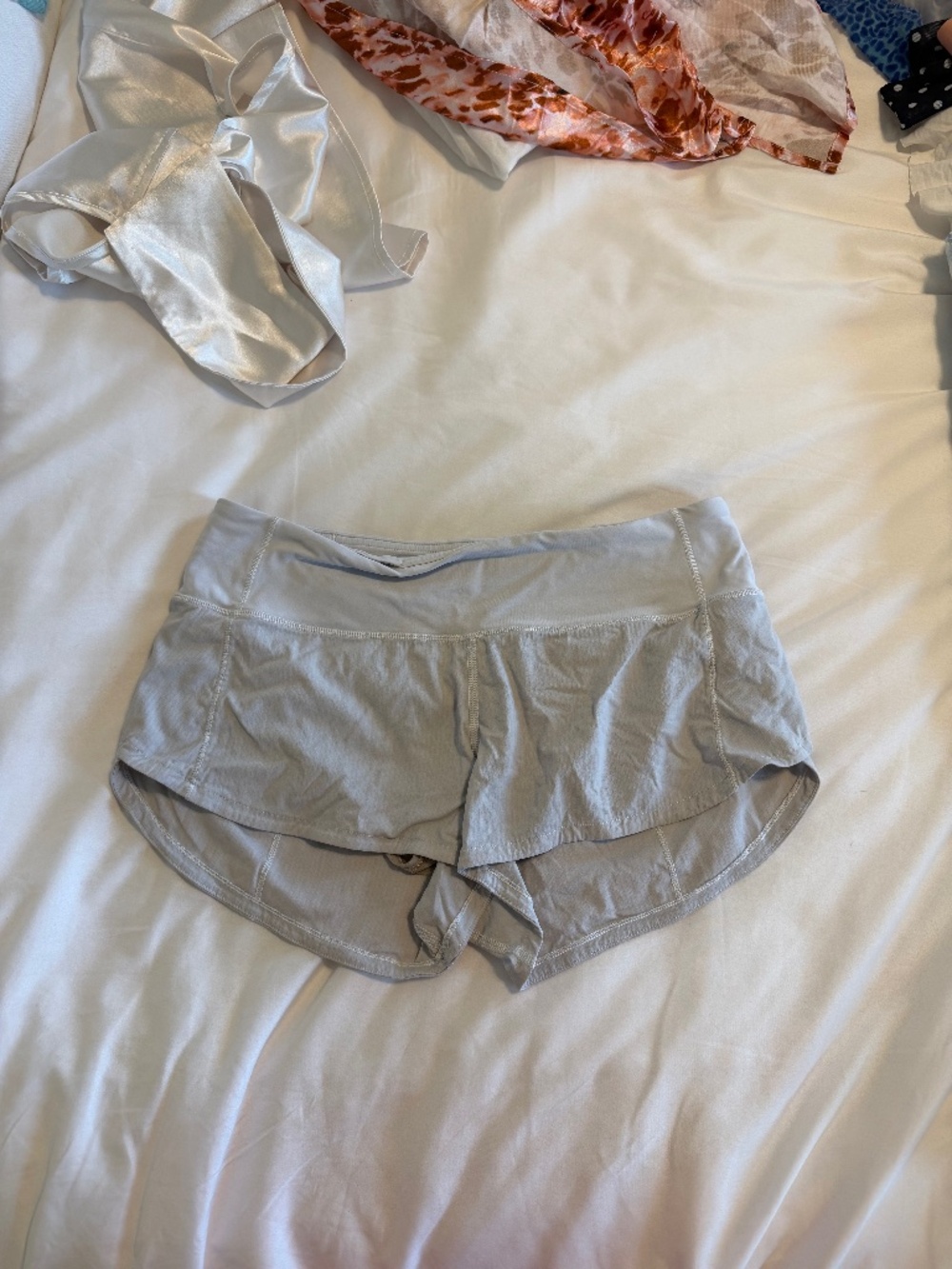 Lululemon White Shorts